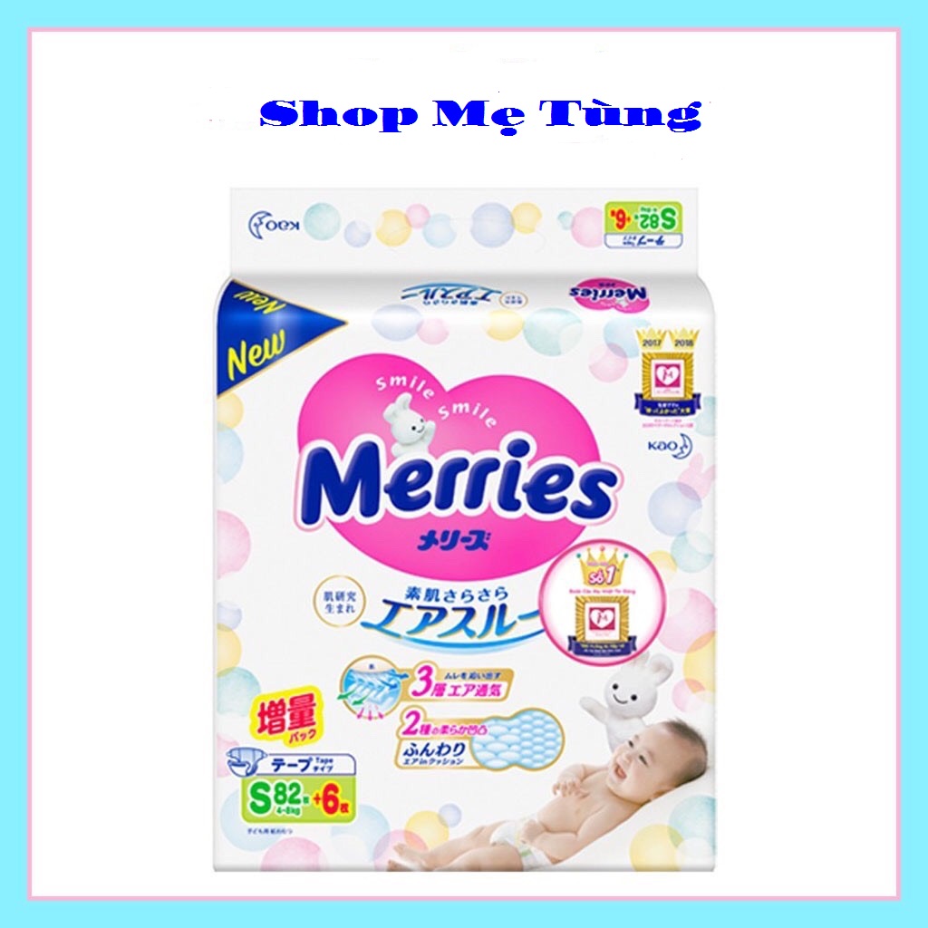 Bỉm merries nội địa nhật bỉm ❤️ dán/ quần merries nội địa thêm miếng s88/m68/l58/l50/xl44/xxl28