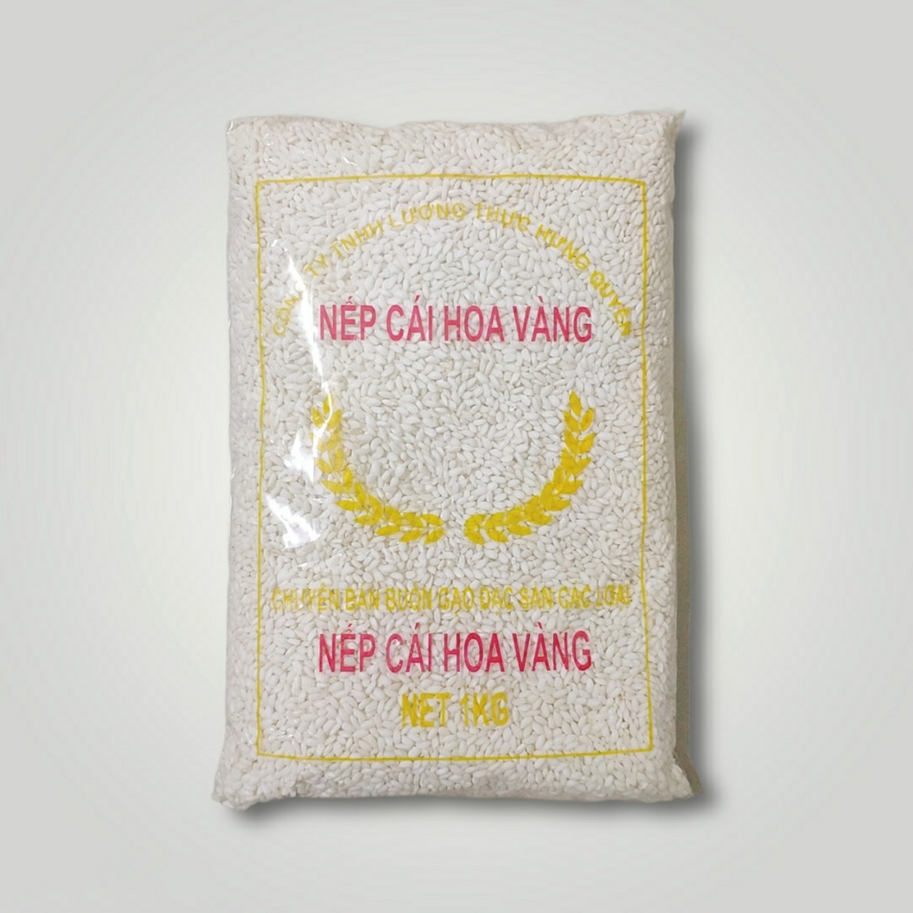 Gạo nếp cái Hoa Vàng túi 1 kg