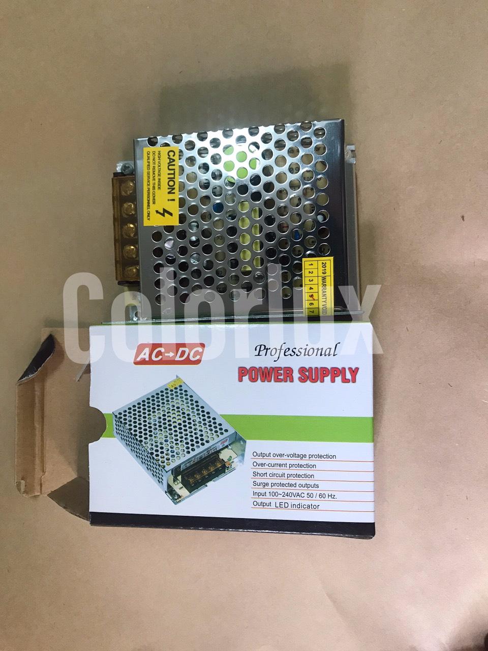 Nguồn đèn led, nguồn tổ ong, nguồn camera loại nguồn 5A 12V bảo hành 1 năm.