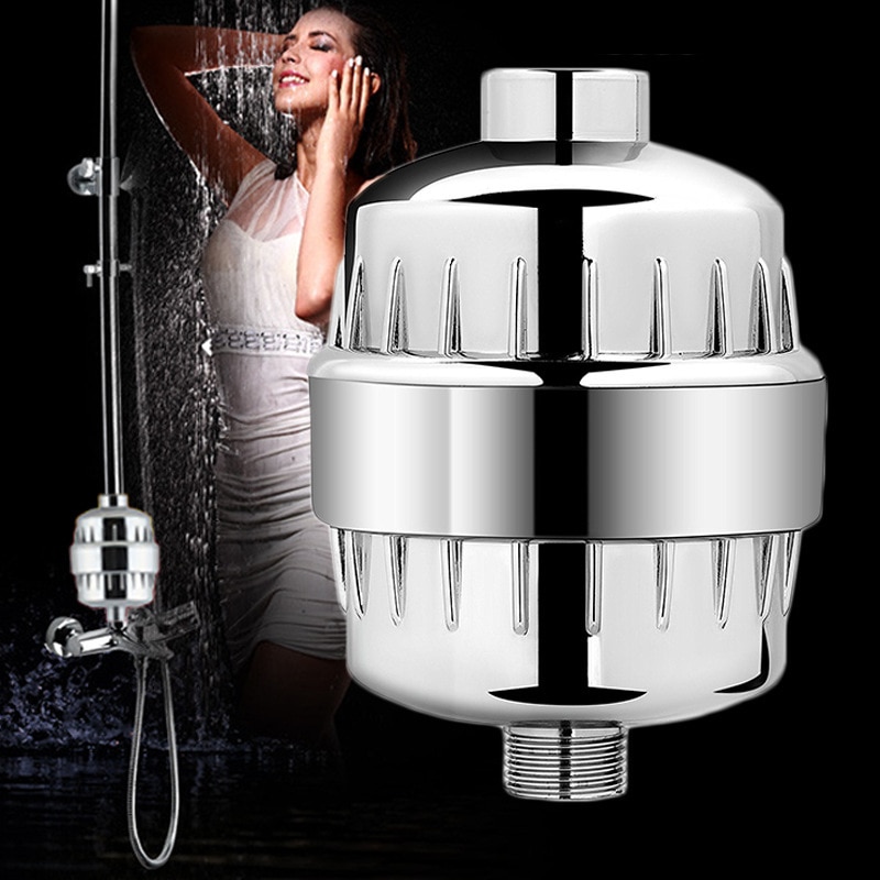  【Hot seller  15 Layers of Filtration 10 Stages Shower Water Filter Remove Chlorine Heavy Metals - Filtered Showers Head Soften for Hard Water 