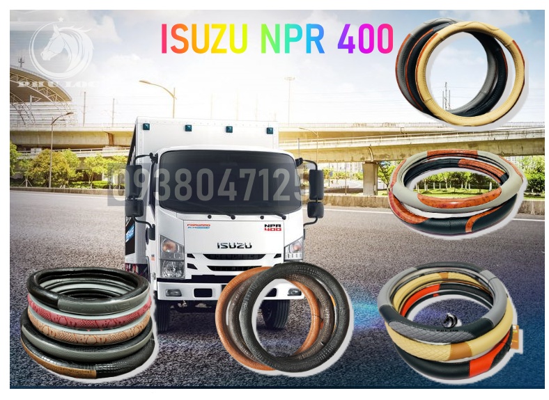 Bọc vô lăng Xe Tải ISUZU NPR 400 4 TẤN 8T5 9T