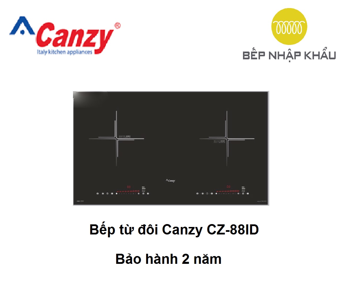 Bếp từ đôi canzy cz-88id