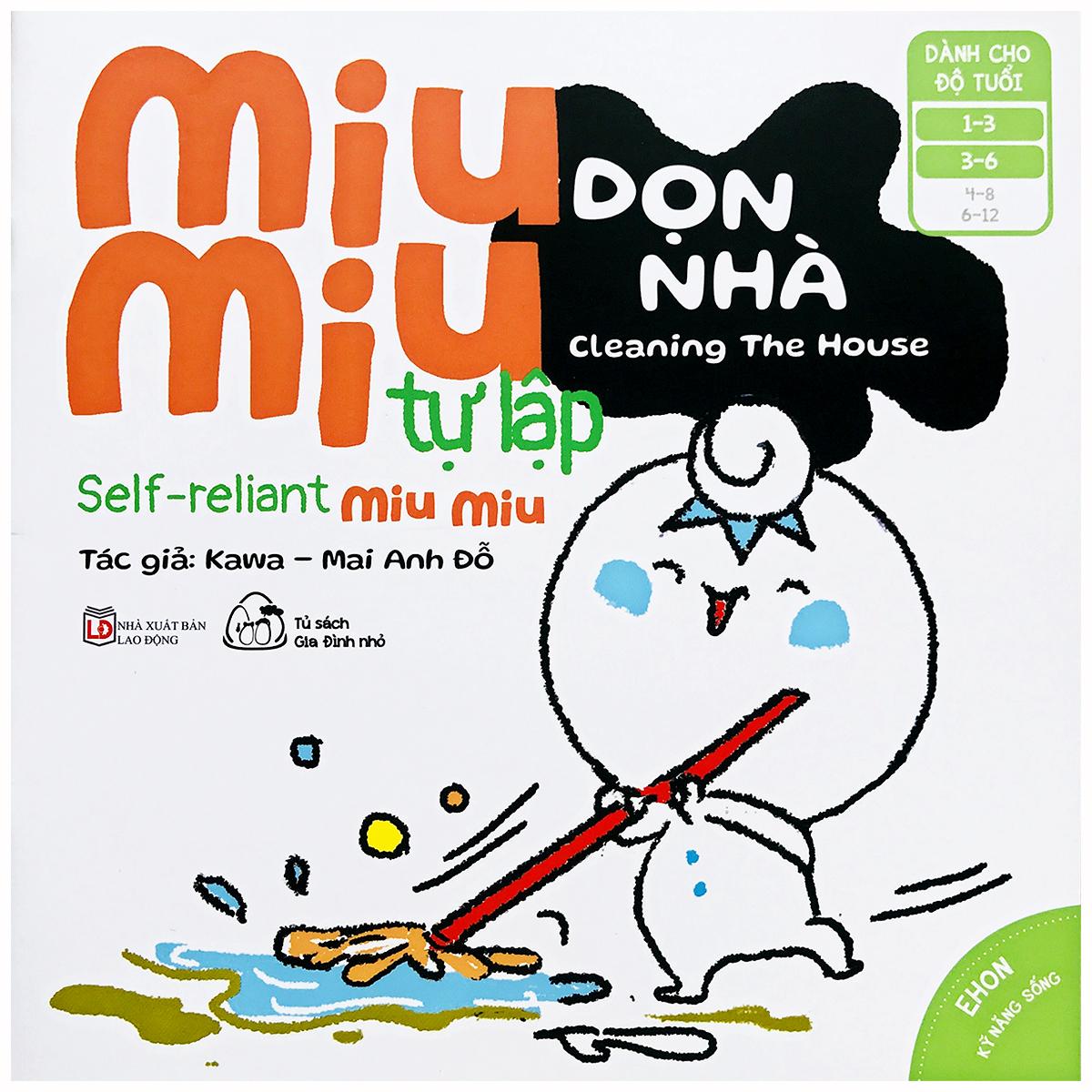 Sách - Ehon Kĩ Năng Sống - Miu Miu Tự Lập- Phần 2 - Combo 8 quyển, lẻ tùy chọn