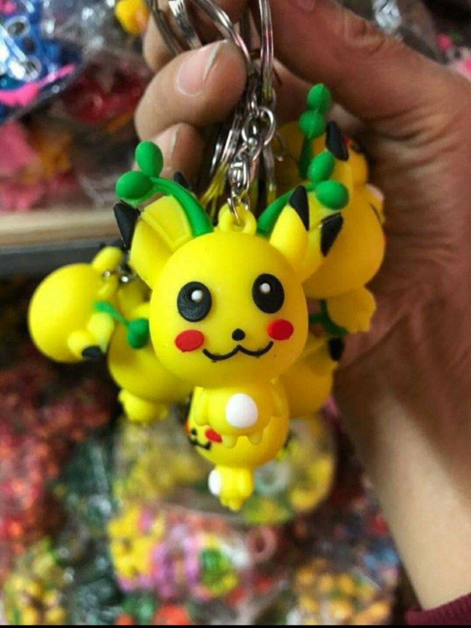 Móc khóa Pikachu và hình thú siêu xinh / Móc khóa giá rẻ / Móc chìa khóa dễ thương / Móc khóa xe hơi