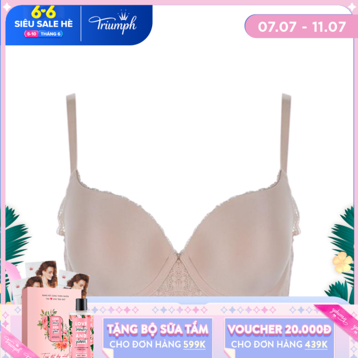 [Voucher 20K + Quà Sữa tắm cho đơn 699K từ 7.7-11.7] Áo ngực có gọng mút lót Triumph COMFORT TOUCH WHP EP