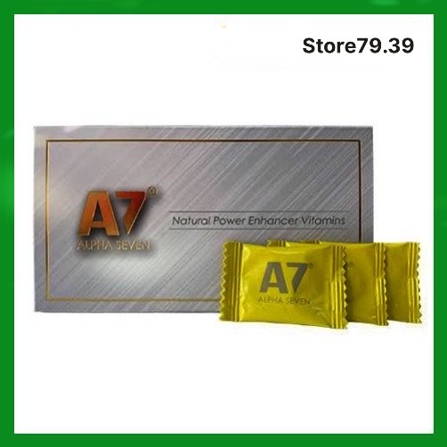 1 viên kẹo a7 alpha seven vị chanh - che tên