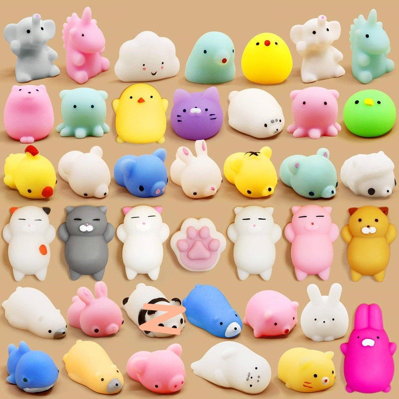 Thú mochi xả stress - Đồ chơi thú mochi squishy