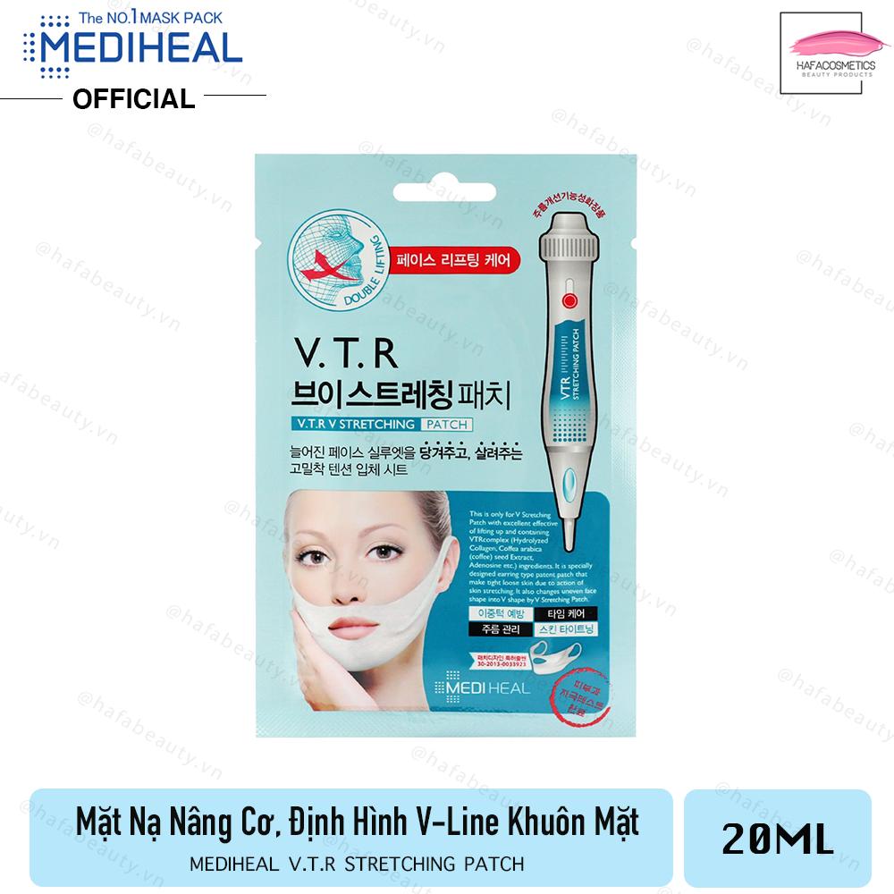 Mặt nạ nâng cơ giảm mỡ thừa tạo hình V-line Mediheal V.T.R Stretching Patch 20ml _ Mediheal Chính Hãng
