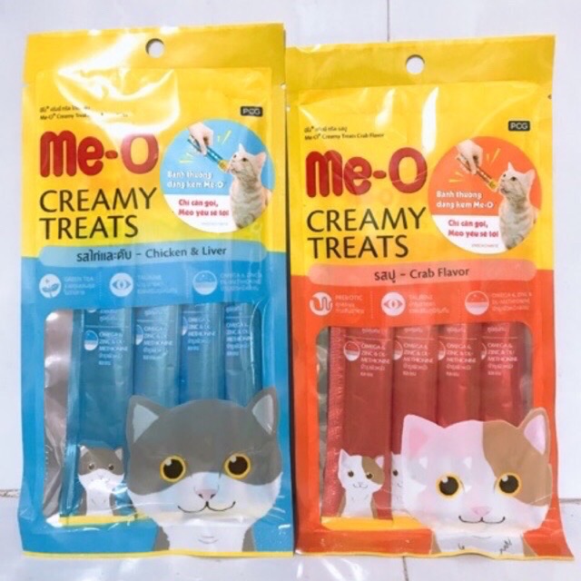 Súp thưởng dinh dưỡng cho mèo ME-O 60g