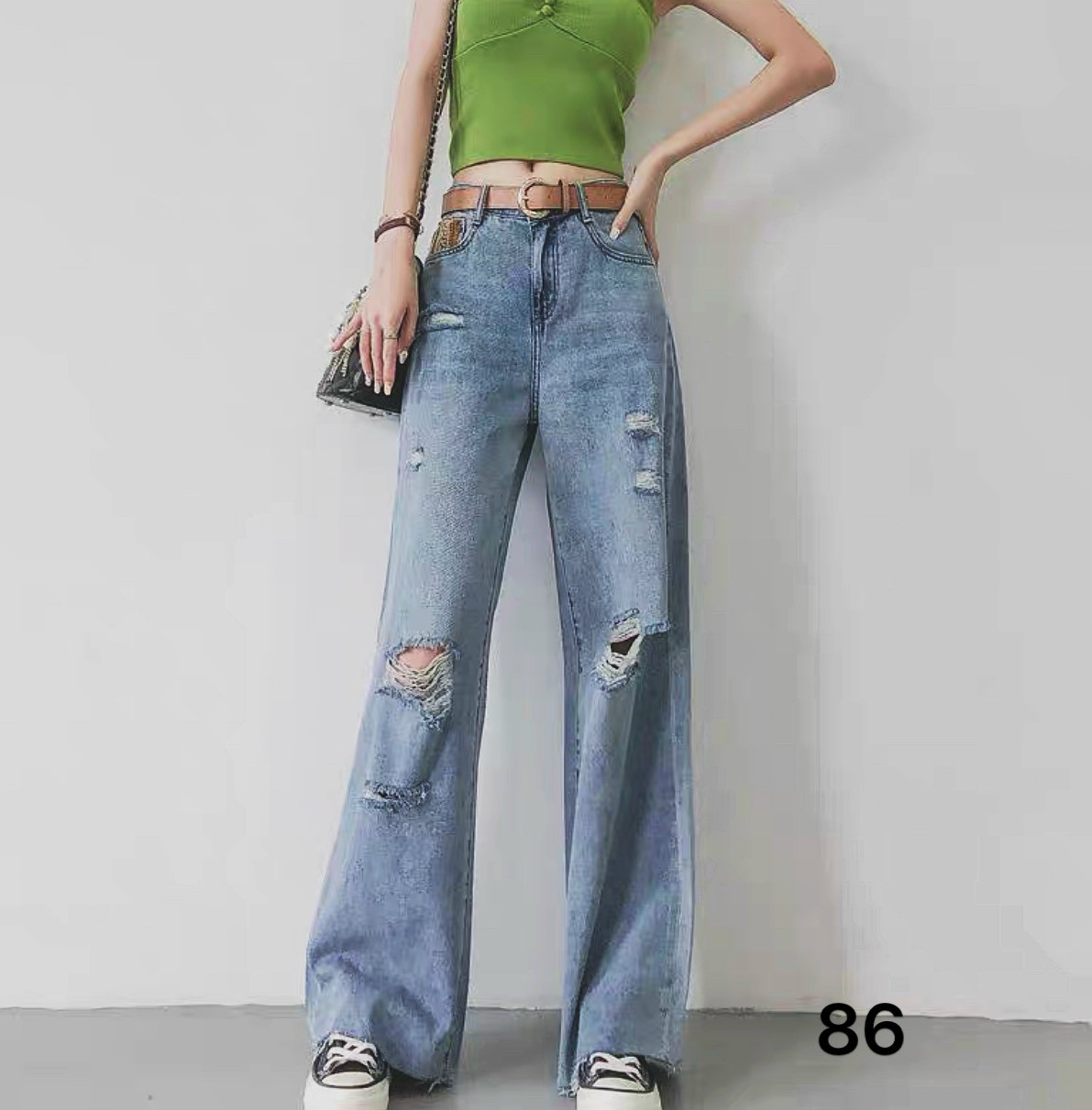 Quần ống rộng baggy cao cấp trẻ chung