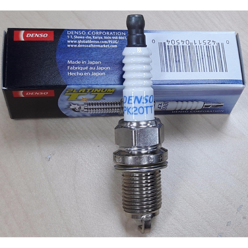 BỘ 4 Bugi cho ô tô DENSO JAPAN PLATIUM PK20TT (Kia;Honda;Madza;Toyota;Mer;BMW;Audi;Chevrolet;Deawoo...) JAPAN