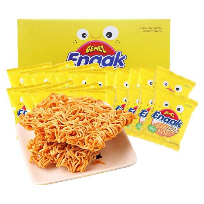 Giảm giá Combo 3 gói snack mì tôm ăn liền enaak vàng - Mua Thông Minh