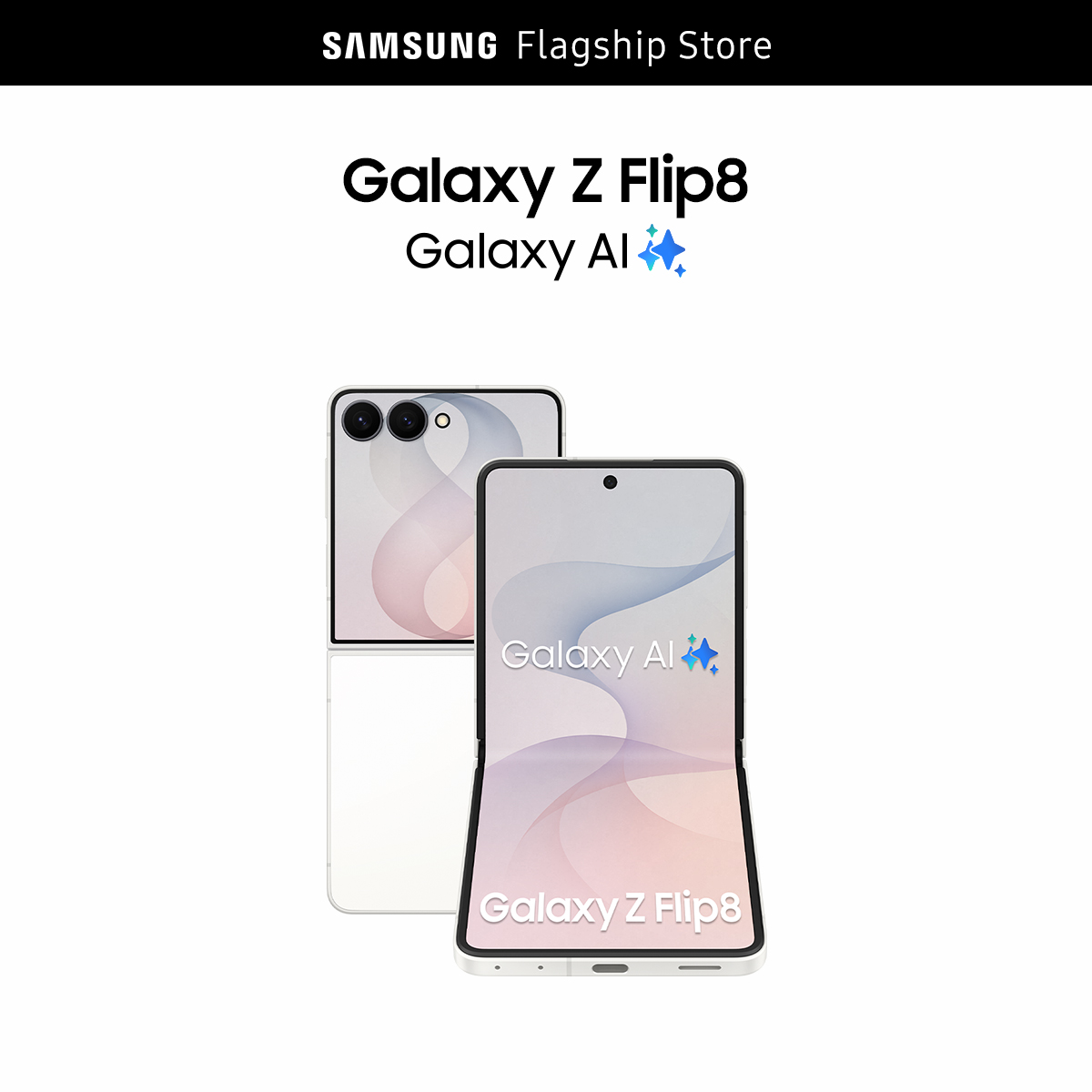 Điện thoại Samsung Galaxy Z Flip8, 256GB, FlexCam 50MP, Galaxy AI, Màn hình FlexWindow 4.1" - 2