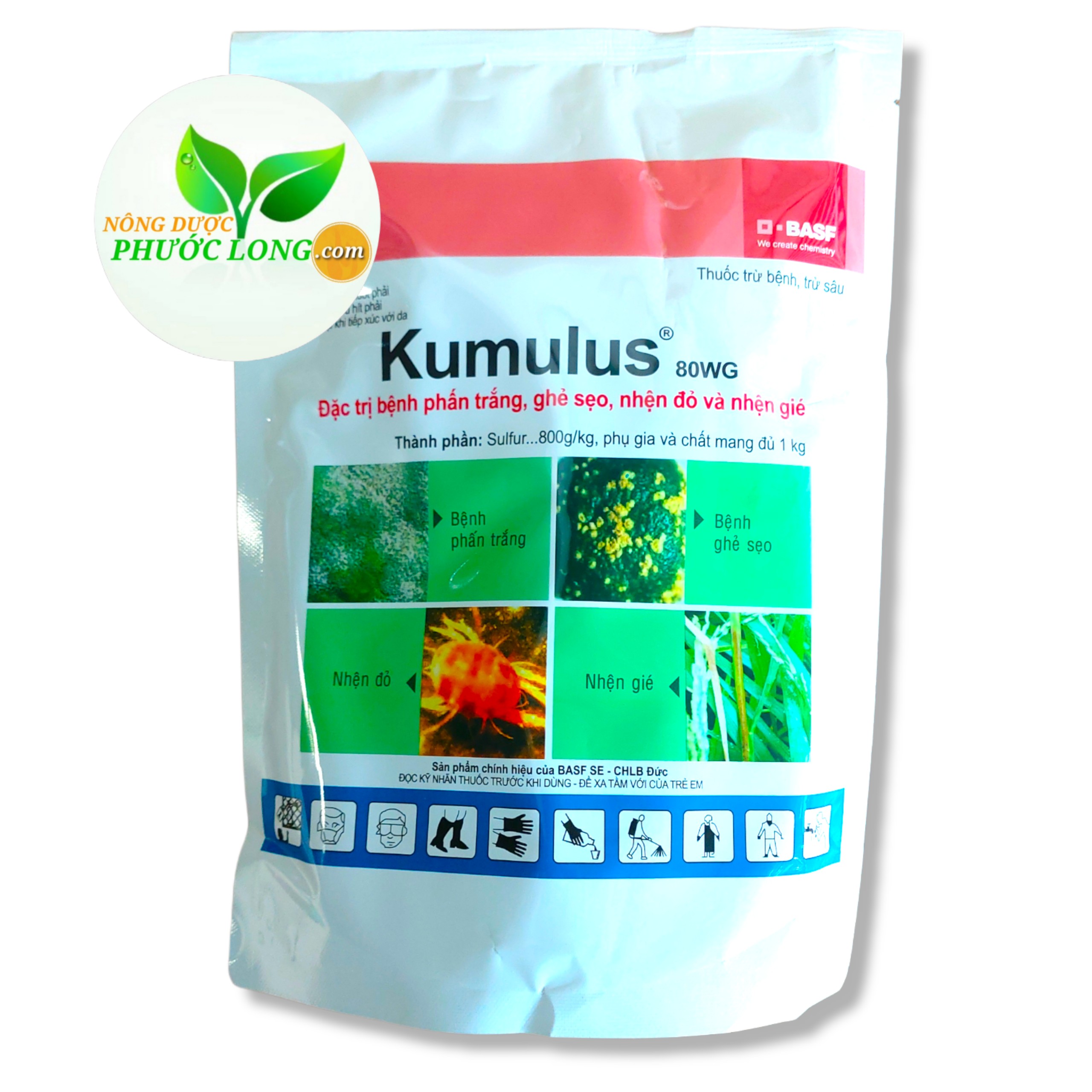 Thuốc trừ bệnh phấn trắng cho xoài – Kumulus 80wg
