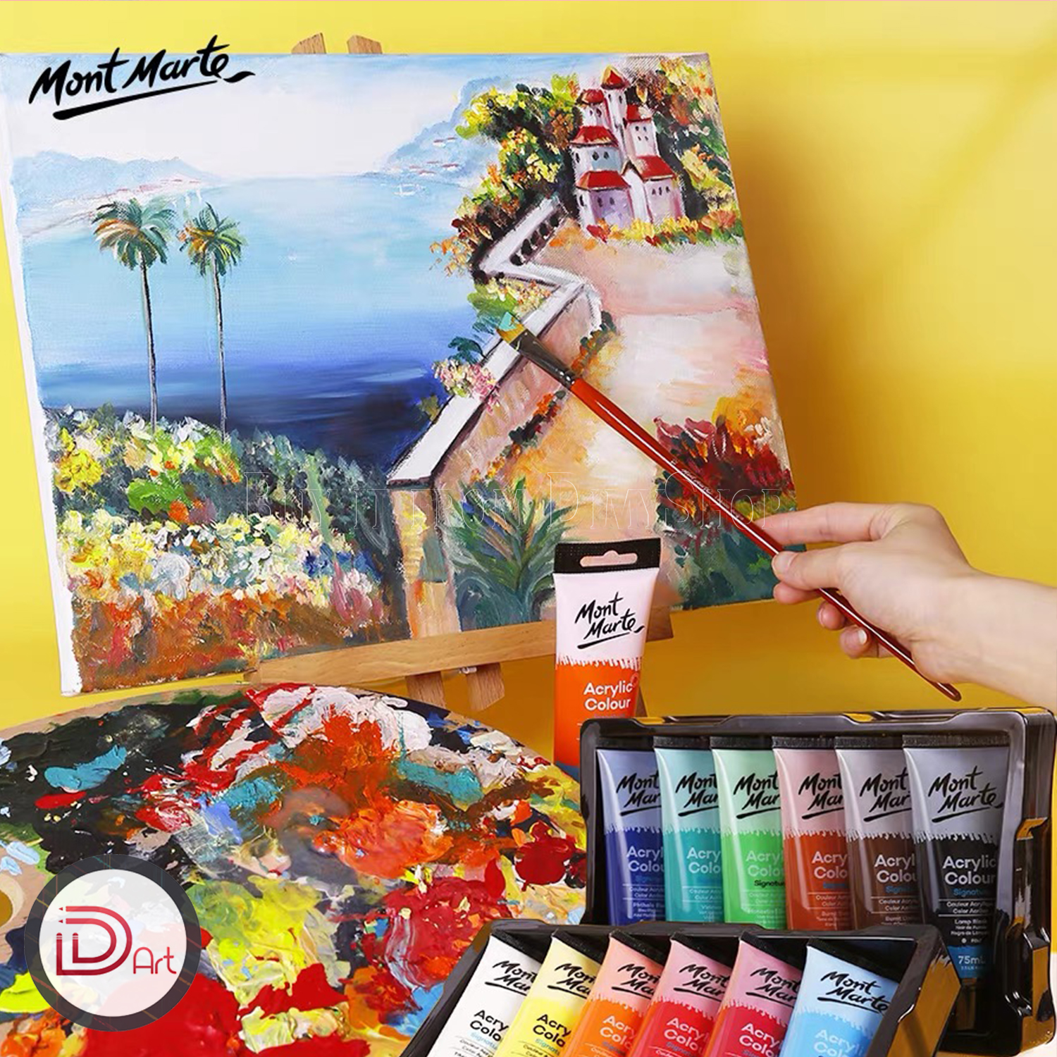 [PART 2] Màu vẽ Acrylic MONT MARTE tuýp lẻ (75ml)