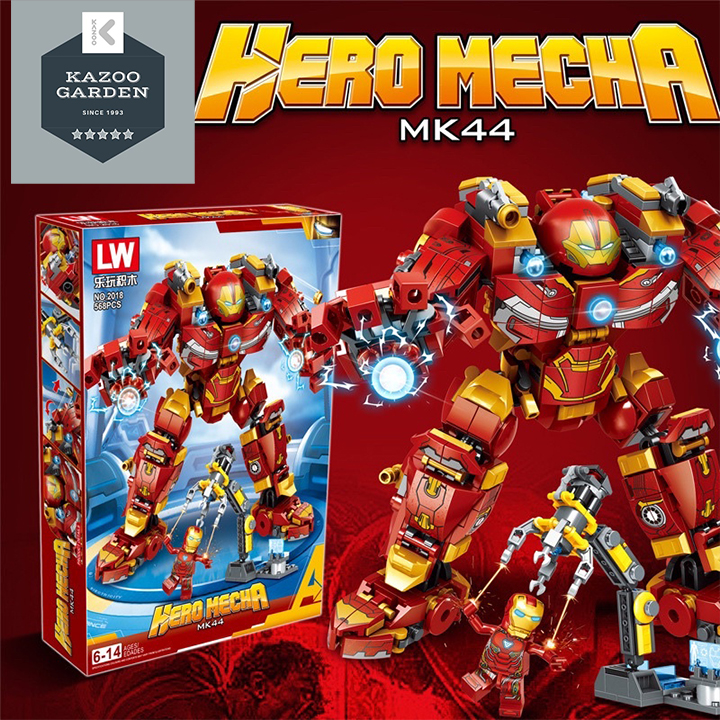 Bộ Đồ Chơi Lego Lắm Ráp Mô Hình Hulkbuster Iron man 568pcs Đồ Chơi Mô Hình