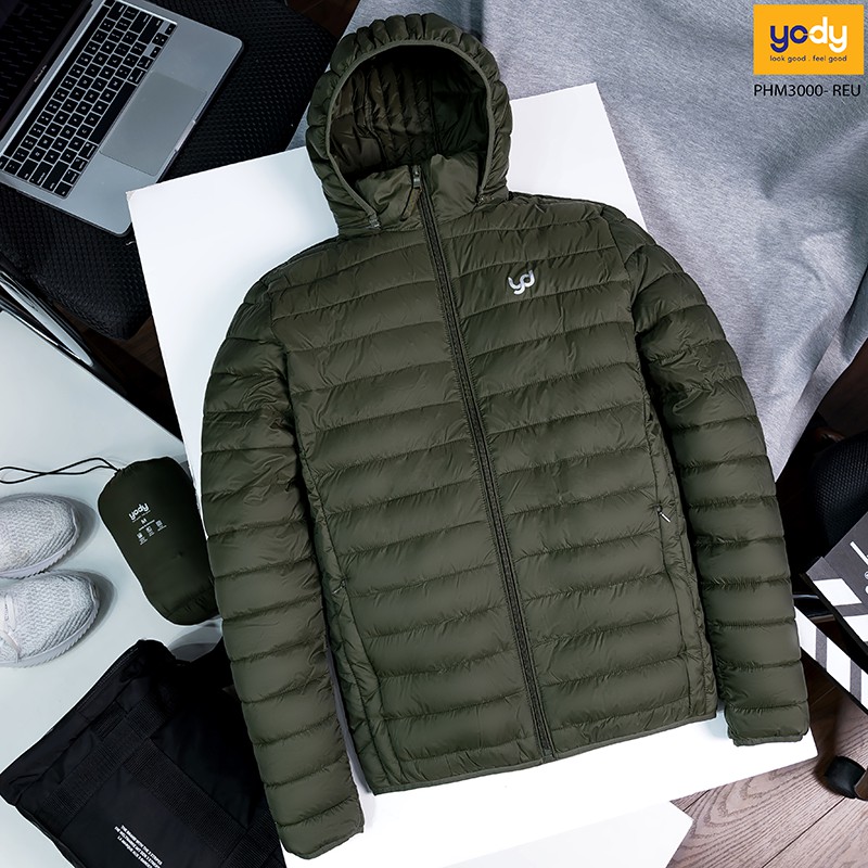 Áo Phao Nam Siêu Nhẹ Có Mũ Cơ Bản Yody Nhiều Màu | Lazada.Vn