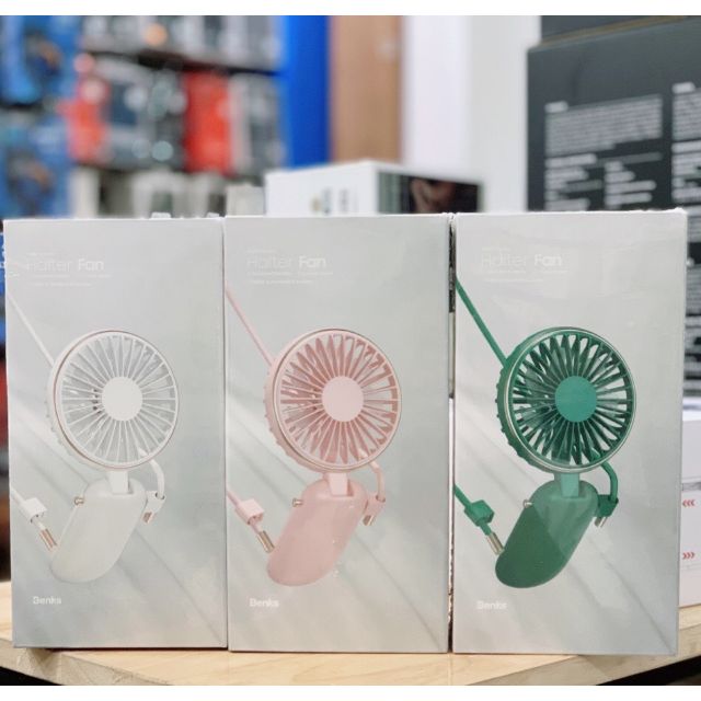 Quạt cầm tay Mini Benks F16 200Mah - 3 tốc độ - kèm dây đeo siêu tiện, cam kết sản phẩm đúng mô tả, chất lượng đảm bảo