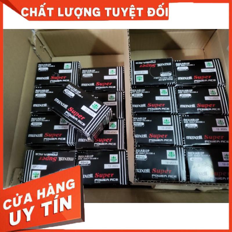 Hộp 40 viên pin 3a maxell loại 2,pin aaa maxell,pin nhỏ