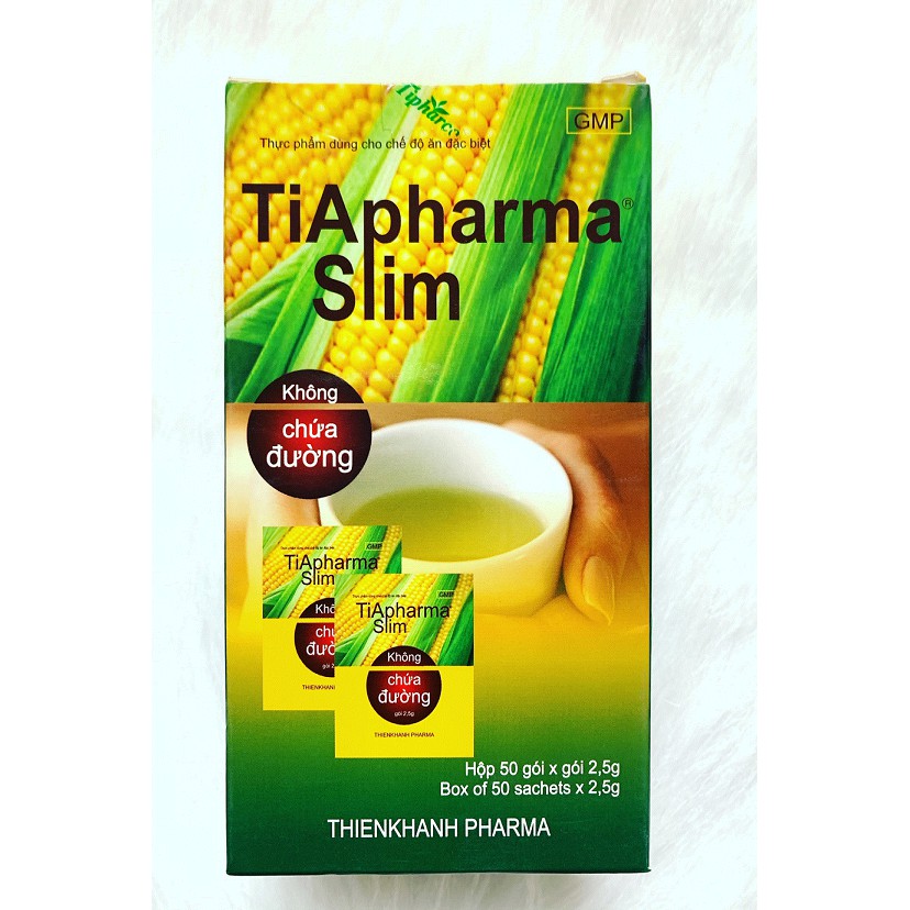 Đường ăn kiêng tiapharma slim hộp 50 gói