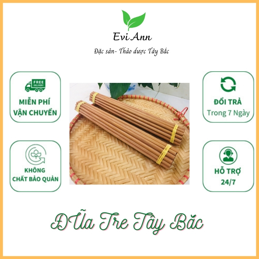 [FREESHIP]Đũa Tre Tây Bắc Vót Thủ Công  1 Bó 10 Đôi Evi Ann Bóng Đẹp Tự Nhiên, Không Cong Vênh Nhuộm Màu Cây Rừng
