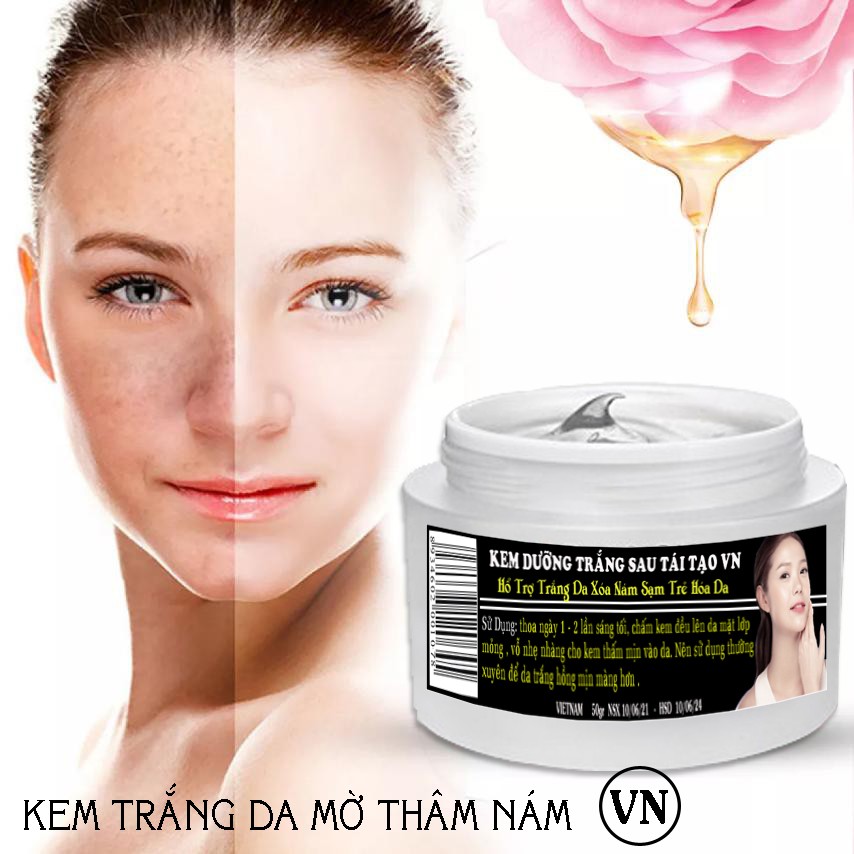 Kem dưỡng trắng da vn mờ nám sạm tàn nhang