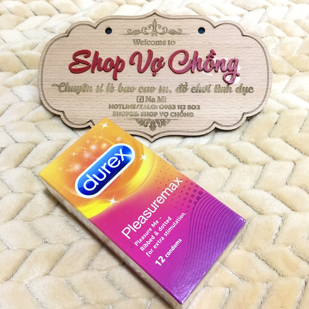 Bao cao su durex gân gai hộp 12C - hàng nhập khẩu chính hãng, cam kết hàng đúng mô tả, chất lượng, đảm bảo an toàn đến sức khỏe người sử dụng