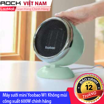 Máy sưởi mini Yoobao W1 Không mùi công xuất 600W chính hãng