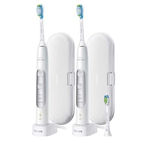- Bộ đôi bàn chải điện sóng âm Philips Sonicare ProtectiveClean 6100, 7000