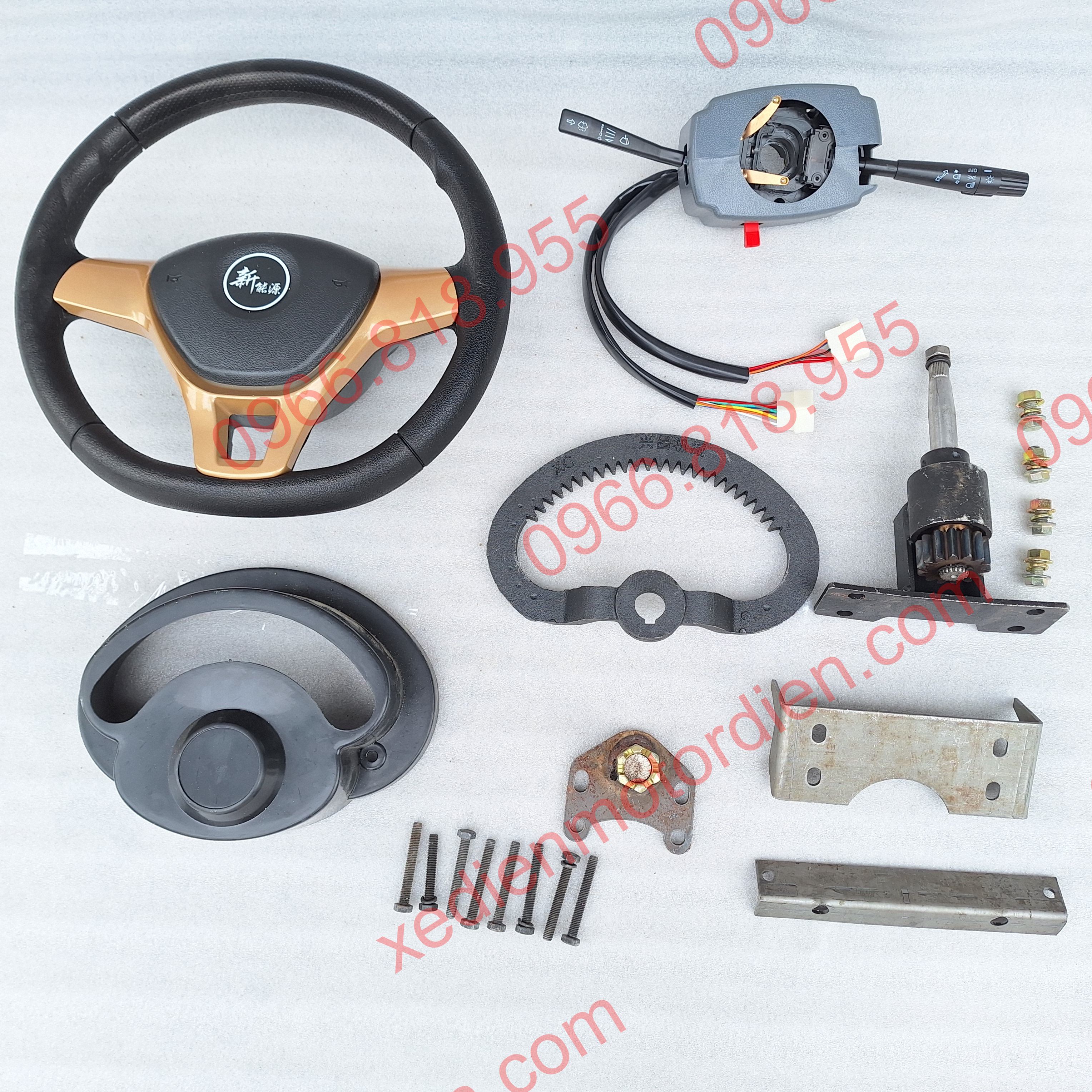 Bộ vô lăng chế cho mọi loại xe 3 bánh giá rẻ