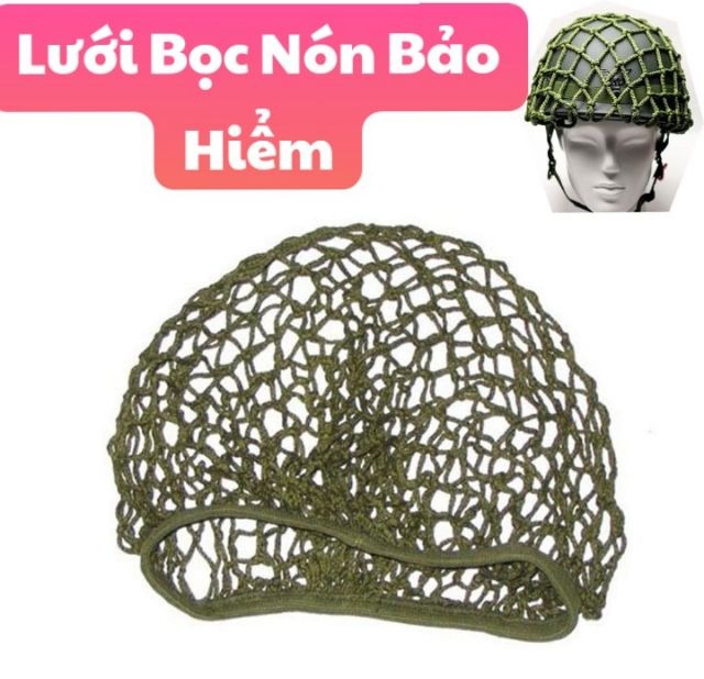 Bộ lưới trùm nón bảo hiểm cưc ngầu