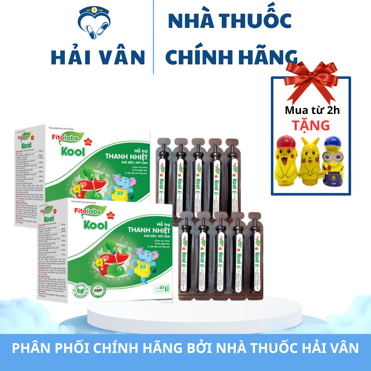 Mát gan cho bé Fitolabs Kool Hỗ trợ thanh nhiệt mát gan giúp giải độc gan bảo vệ gan hỗ trợ tăng cường chức năng gan