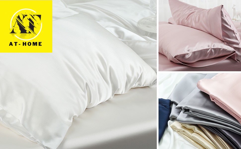 Áo Gối, vỏ gối phi lụa Lụa silk AT HOME Mềm Mịn,Sang Trọng