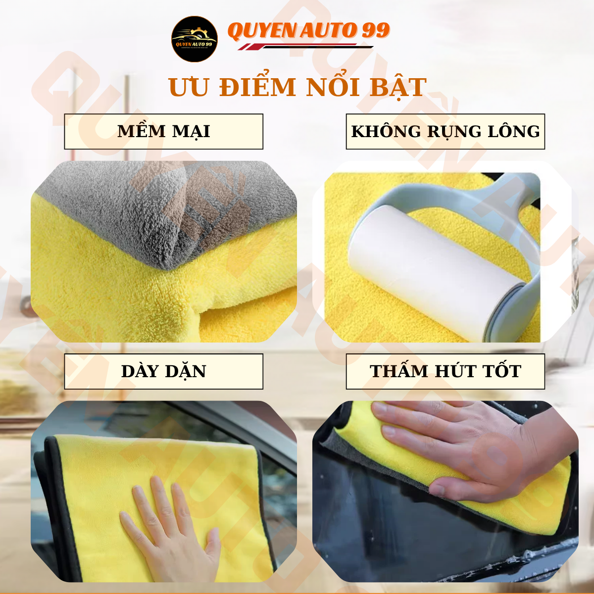 Microfiber Car Cleaning Towel, Size 30X60Cm, Specialized for Cleaning, Soft and Smooth, Absorbs Water Well. Giá 44,000 Đồng*Miễn phí vận chuyển