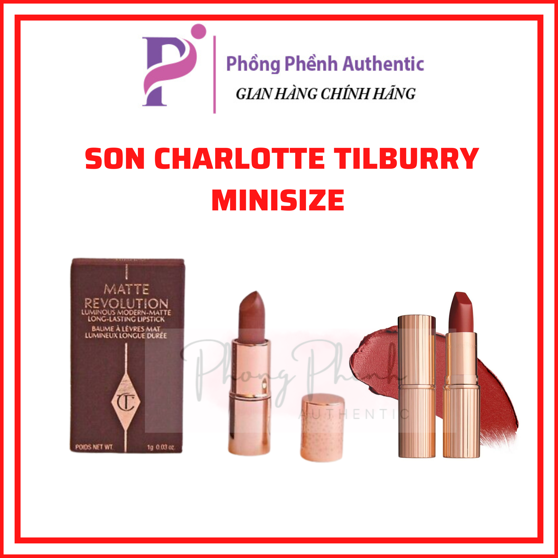 Minisize Son lì Charlotte Tilbury 1.1g màu Pillow Talk