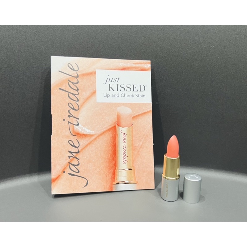 Son dưỡng cao cấp Jane Iredale Just Kissed Lip and Cheek Stain màu Forever Pink Mỹ 1,3g