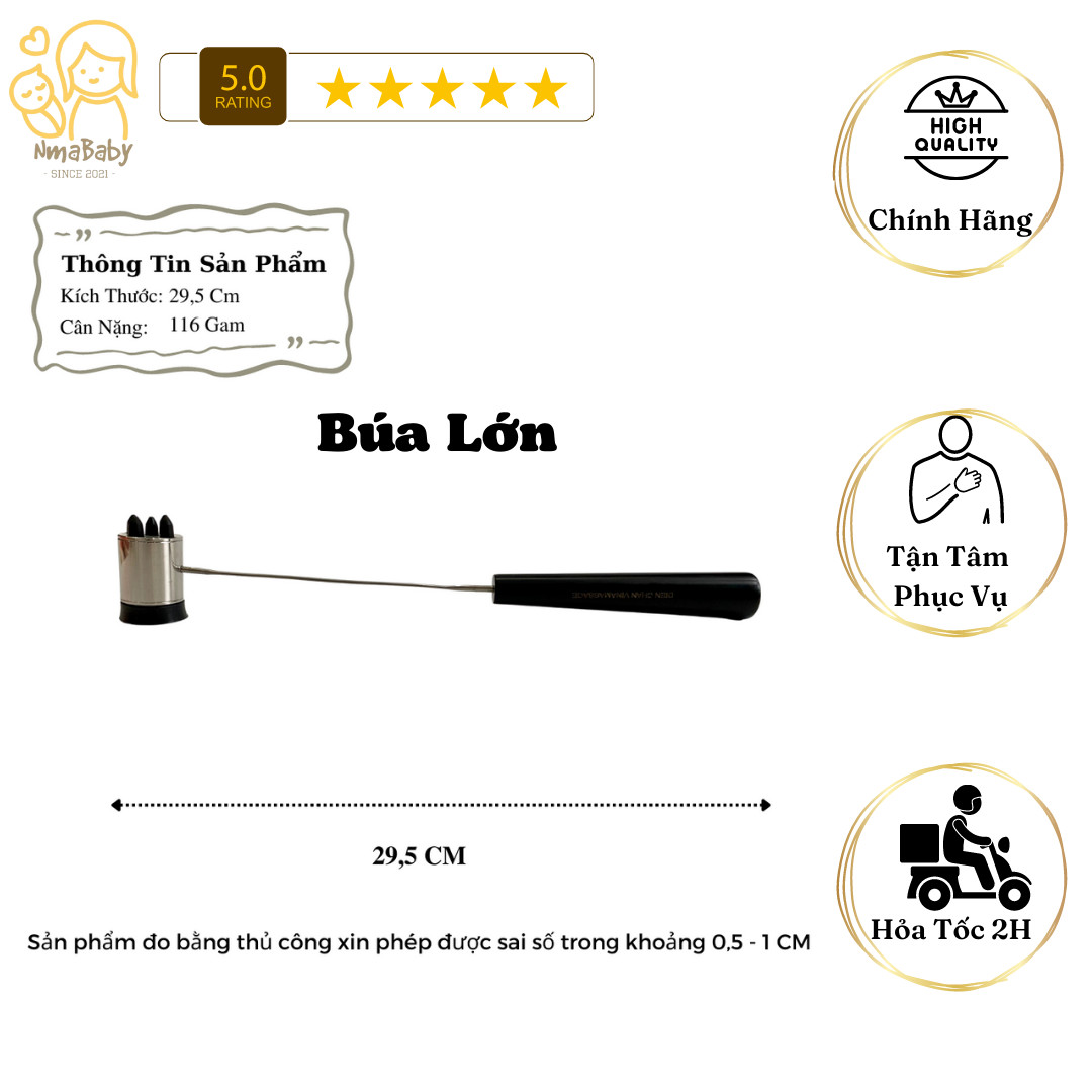 Dụng cụ diện chẩn - búa lớn - hãng vinamassage
