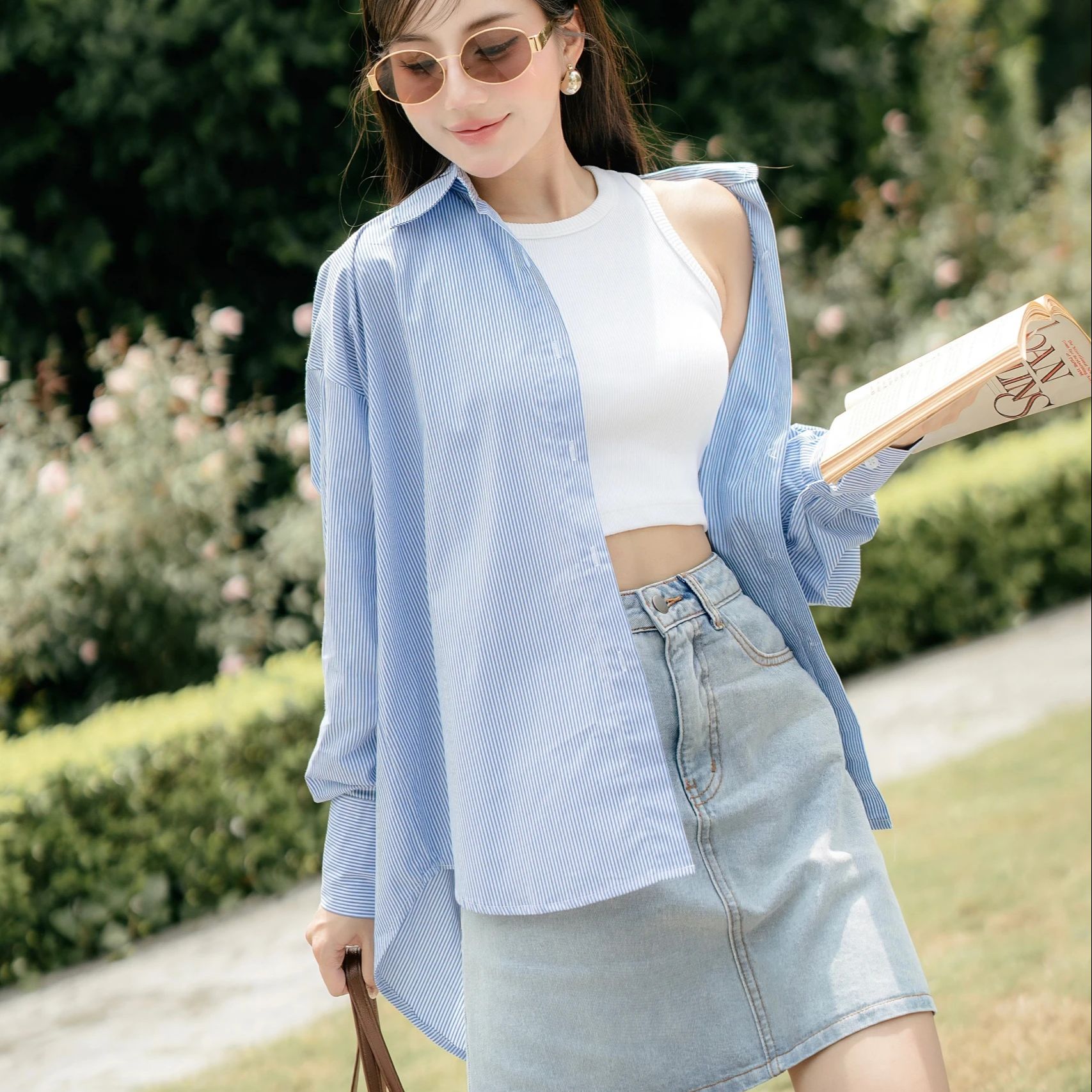 Quần váy nữ cá tính Jeans Skirt Maxy Workshop