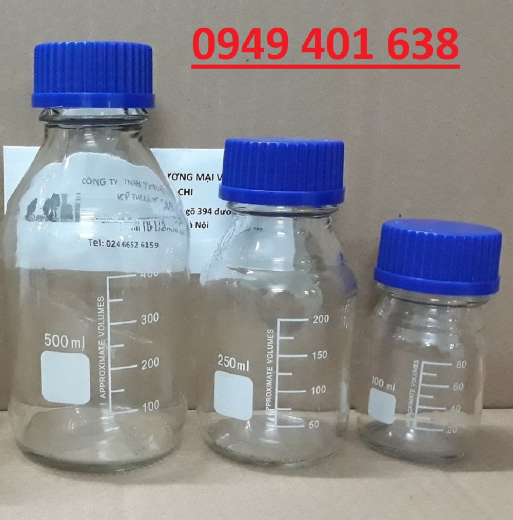 Chai thủy tinh trung tính 250ML-500ML