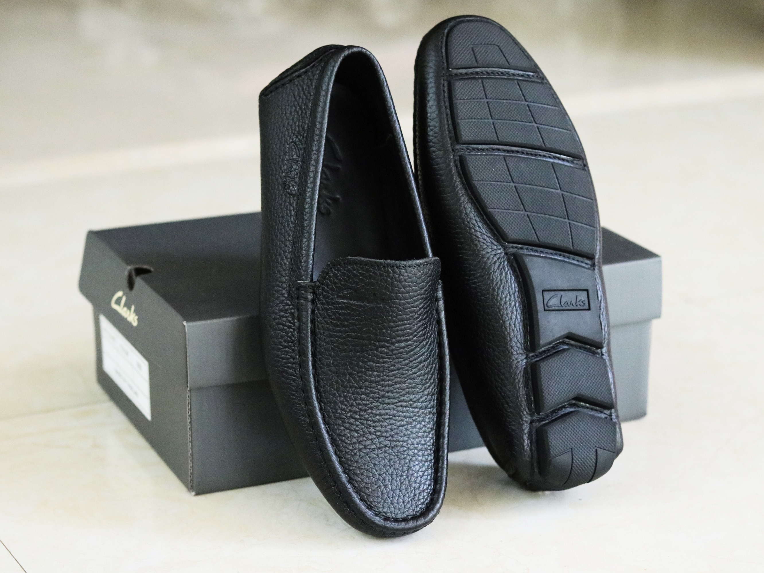 Giày lười nam driving mono ss2023. giày da bò thật 100%, chính hãng clarks bảo hành 02 năm
