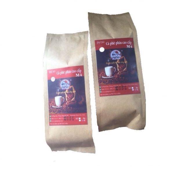 Hạt cà phê Robusta rang Mộc nguyên chất -1kg -Đắc lắc - gaohungnam.com