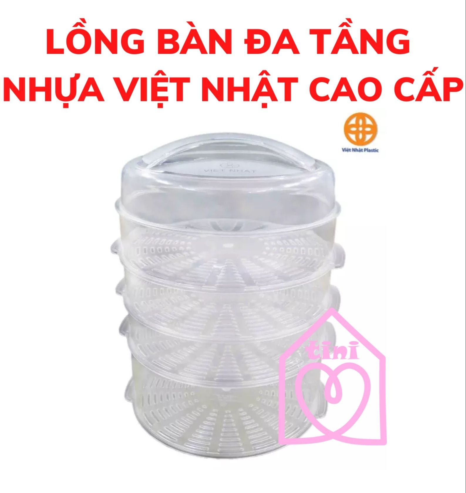 [AN TOÀN] Lồng Bàn Đa Tầng Nhựa Việt Nhât Trong Suốt Cao Cấp Có Thể Tháo Rời Chống Bụi,Côn Trùng Lồng Bàn 5Tầng Nhựa Việt Nhât Giữ Nhiệt Bảo Quản Thức Ăn Hiện Đại Sang Trọng Khay Đậy Đồ Ăn Thông Minh Tiện Dụng TINI SHOP HCM