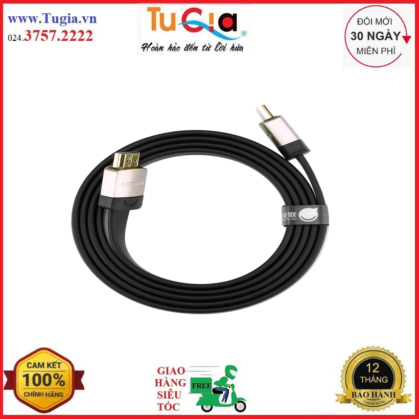 Cáp hdmi dẹt cao cấp dài 8m chính hãng ugreen 10264 -hàng chính hãng