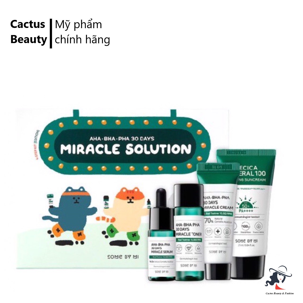 Bộ kit some by mi aha bha pha 30 days miracle solution 4-step kit