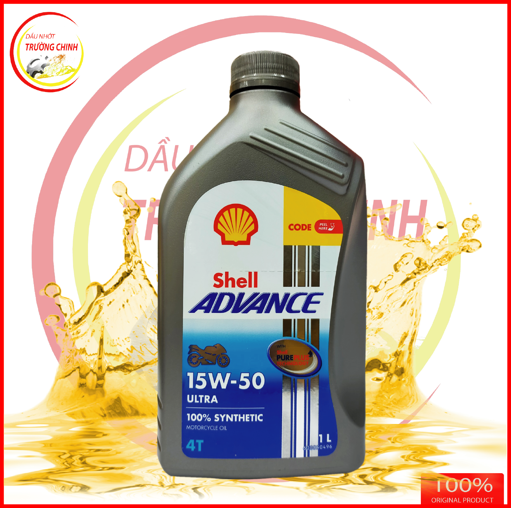 Thùng Nhớt Shell Advance Ultra 15W50 1L dành cho Xe Phân khối lớn nhập khẩu Thailand