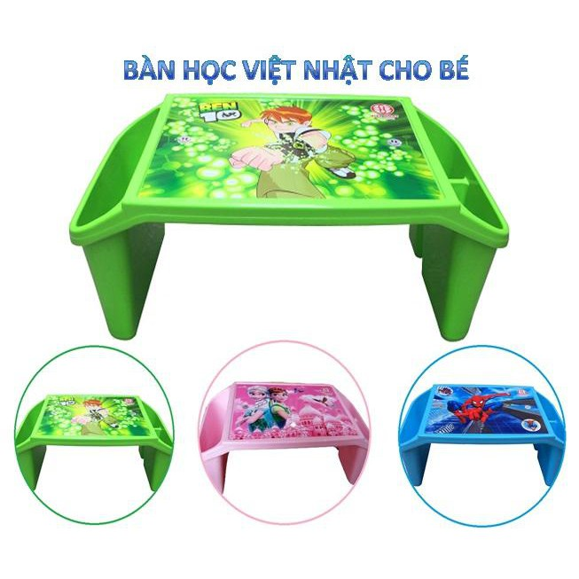 Bàn học cho bé vừa học vừa chơi Việt Nhật -Bàn học trẻ em đa năng