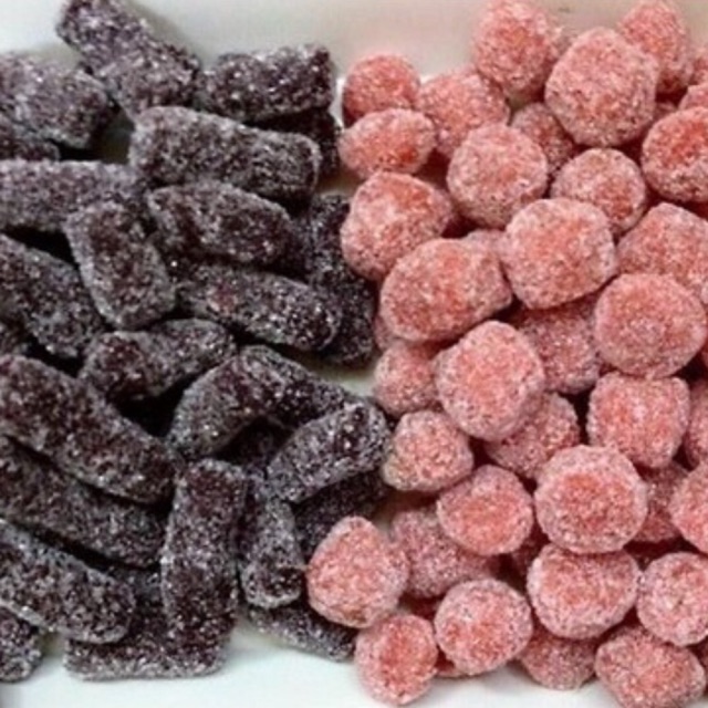 500G KẸO DÂU TÂY DÂU TẰM MIX CHUA CHUA NGỌT NGỌT
