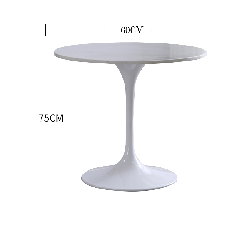 Bàn Tròn Eames Mặt Gỗ MDF Phủ Composite Chân  Thép Sơn Tĩnh Điện BTL-6