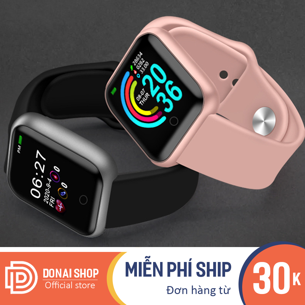 Đồng hồ thông minh Smart Watch cực hot, mặt đồng hồ cảm ứng, hiển thị đa chức năng, dây chất liệu TPU cực bền DONAI.Y86