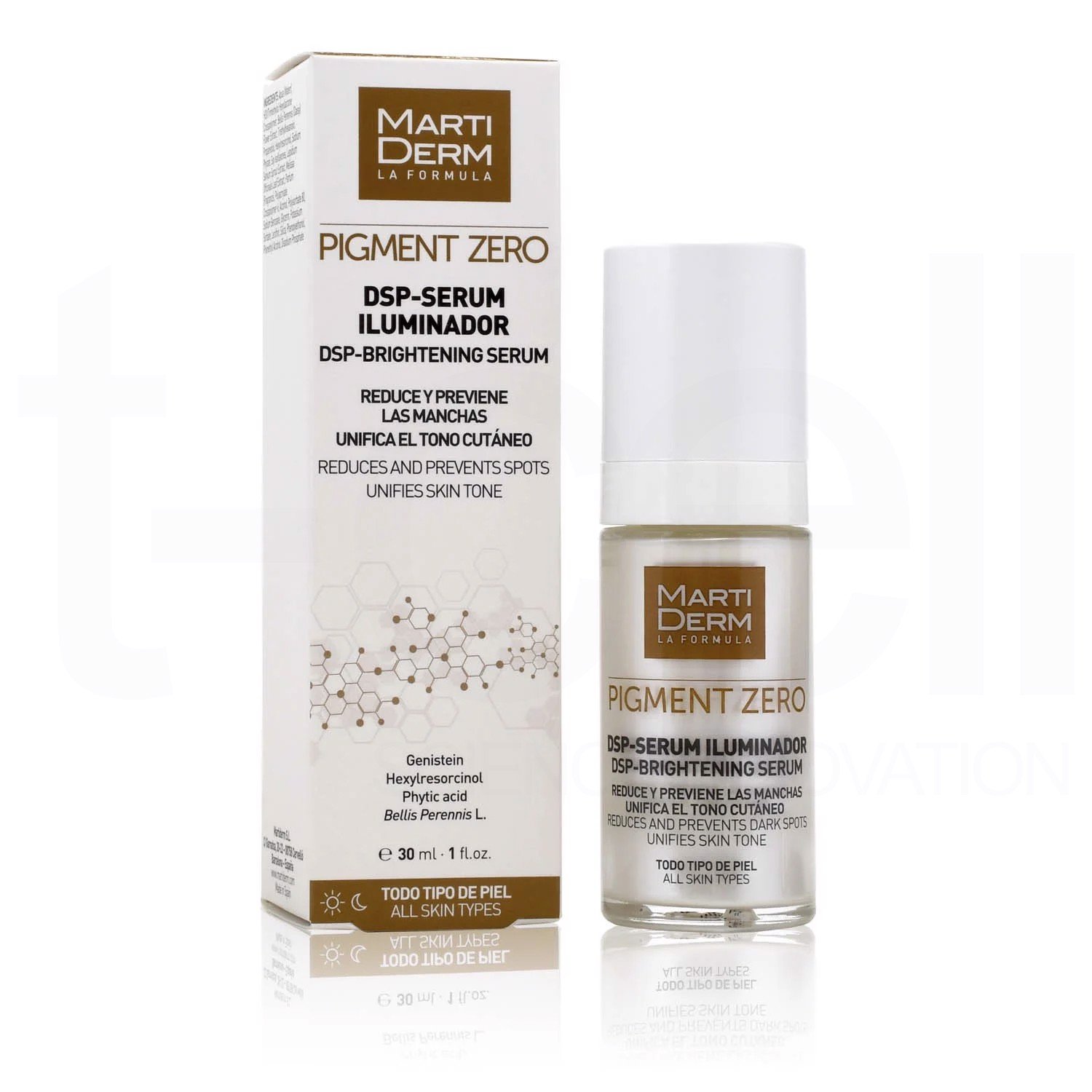 Tinh Chất Làm Sáng Da, Mờ Thâm, Duy Trì Sau khi dùng Hydroquinone - MartiDerm Pigment Zero DSP Serum Illuminator